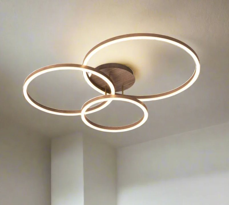 Luminaria de techo de anillo elegante