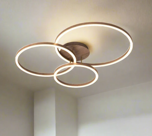 Luminaria de techo de anillo elegante