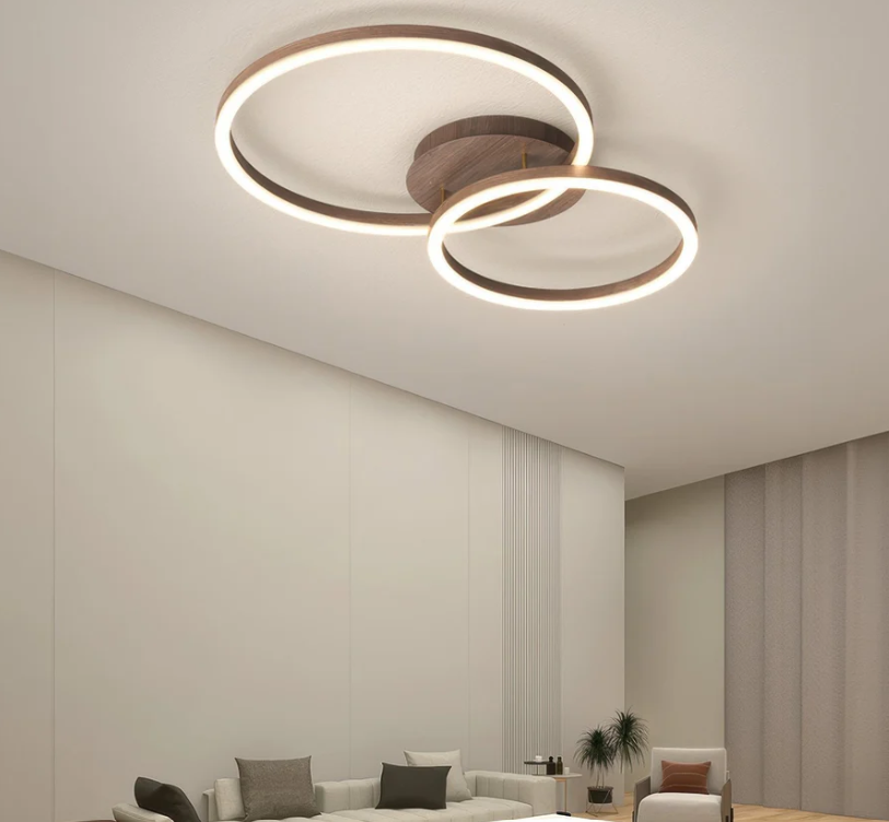 Luminaria de techo de anillo elegante