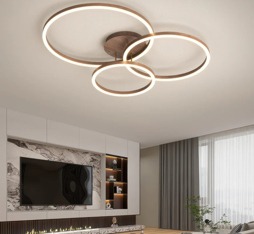 Luminaria de techo de anillo elegante