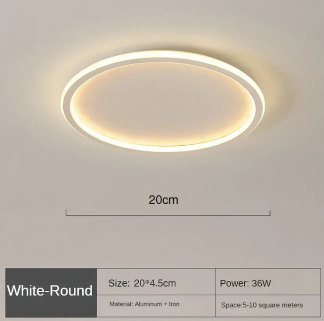 AuroraGlobe - Lámparas de techo redondas escandinavas