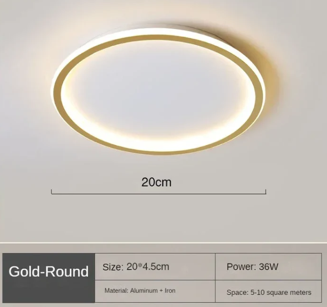 AuroraGlobe - Lámparas de techo redondas escandinavas