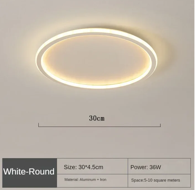 AuroraGlobe - Lámparas de techo redondas escandinavas