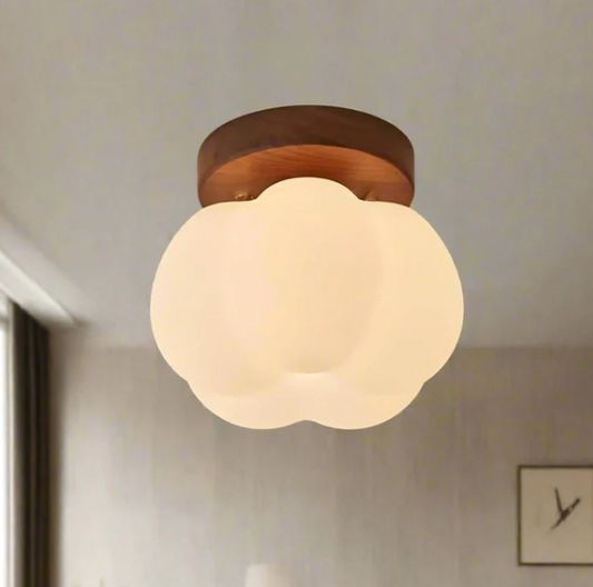 Lámpara de techo empotrada con calabaza