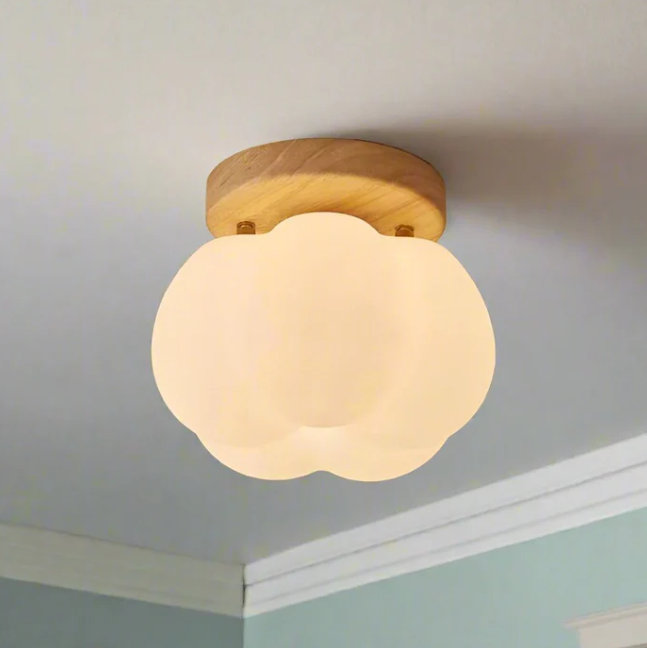 Lámpara de techo empotrada con calabaza