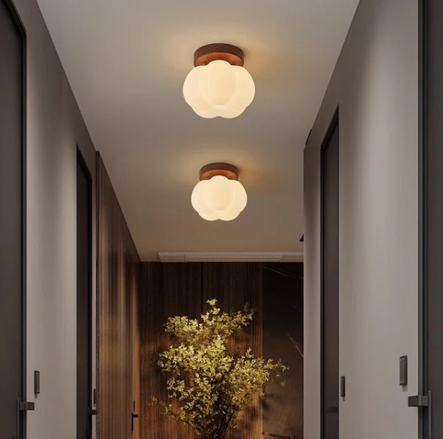 Lámpara de techo empotrada con calabaza