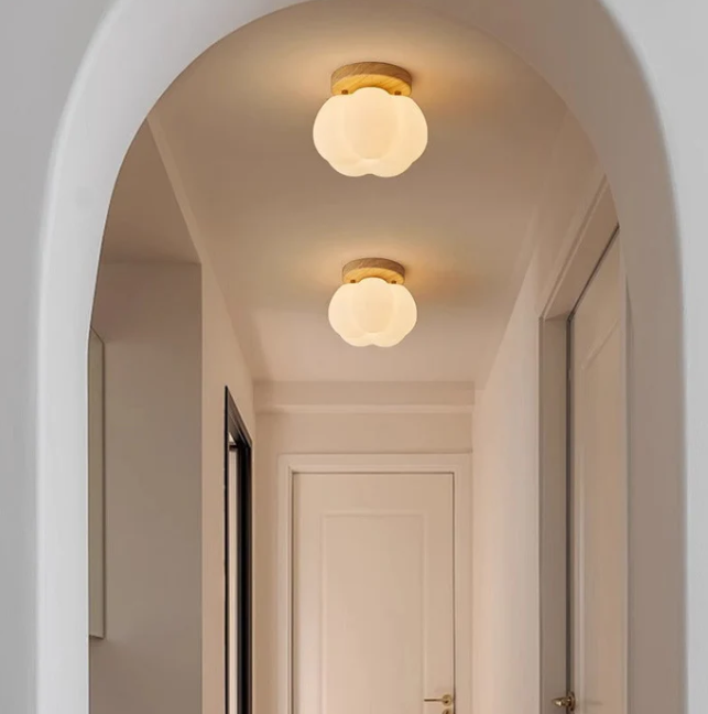 Lámpara de techo empotrada con calabaza