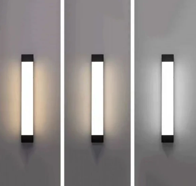 Lámpara de pared lineal para exteriores