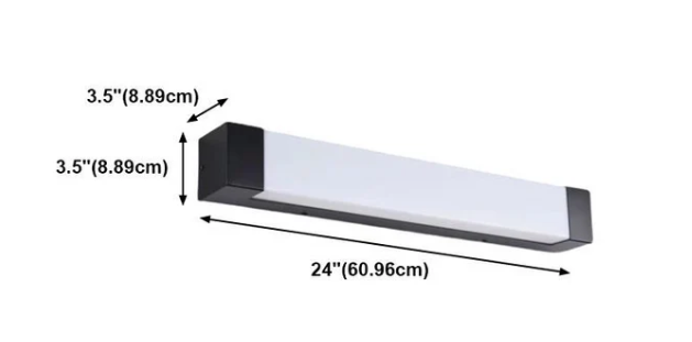 Lámpara de pared lineal para exteriores